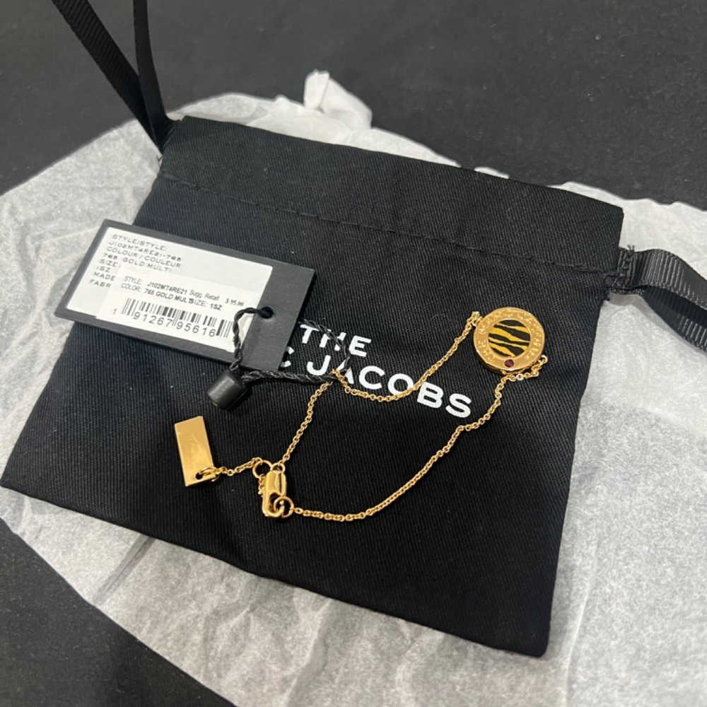 Marc Jacobs Gold Multi Charm Bracelet